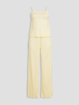 WROQR The Very Collection Pointelle Cami And Wide Leg Bottom Pyjama Set £20