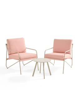 WS7WP The Very Collection Palm Springs Bistro Set - Pink £230