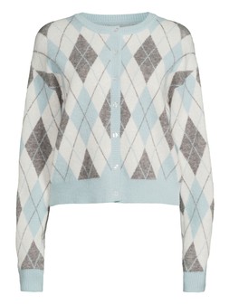 WU9G5 The Very Collection Argyle Knit Cardigan £28