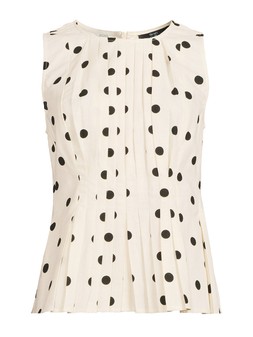 WUMB7 The Very Collection Polka Dot Pleated Sleeveless Blouse Co-Ord £32