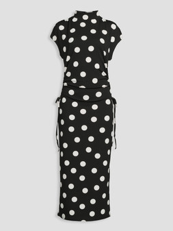 WXWCI The Very Collection High Neck Ruched Size Midaxi Dress £40