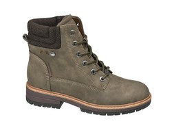 Deichmann Bench Khaki Lace Up Ankle Boot