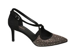 Deichmann Black Studded High Heel, &pound;24.99