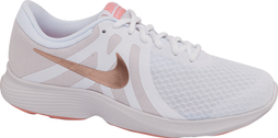 Deichmann Nike Revolution White & Rose Gold Lace-up Trainer, &pound;42.99