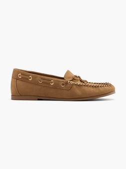 Deichmann Graceland Light Brown Grommet Detailed Loafer £27.99 11445003