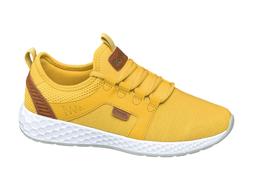 Deichmann Bench Yellow Mesh Lace Up Trainer, &pound;32.99