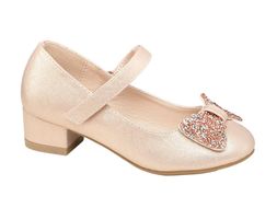 Deichmann Girls Gold Glitter Bow Heels, &pound;17.99