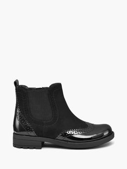 Deichmann Girls Patent Chelsea Boots, &pound;22.99