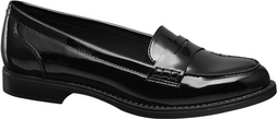 Deichmann Ladies Black Patent Loafers, &pound;19.99