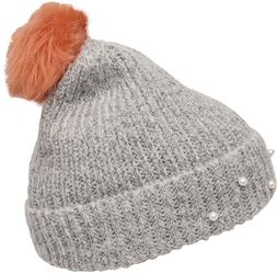 Deichmann Ladies Grey Bobble Hat, &pound;5.99