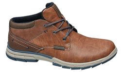 Deichmann Mens Casual Brown Lace Up Shoes, &pound;14.99