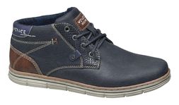 Deichmann Mens Navy Lace Up Shoes, &pound;14.99