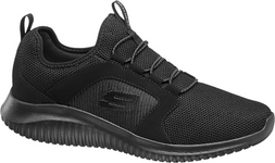 Deichmann Mens Skechers Elite Flex Black Lace-Up Trainers, &pound;44.99
