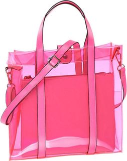Deichmann Neon Pink Tote Bag