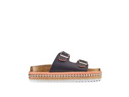 Deichmann Rita Ora Black Chunky Footbed Sandal