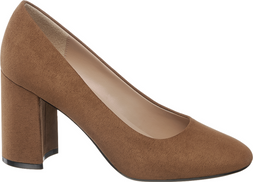 Deichmann Taupe Block Heel, &pound;22.99