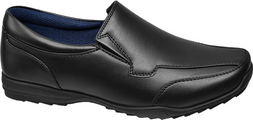 Deichmann Teen Boys Black Sporty Slip On Shoes, &pound;17.99