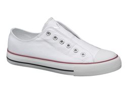 Deichmann VTY White Slip-on Canvas Shoe