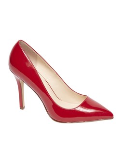 Deichmann Pointed Red Patent Court