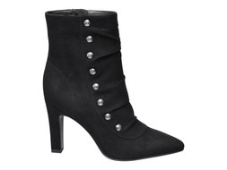 Ruched victoriana boots