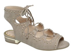 Beige cut-out sandals