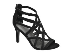 Black cage heels