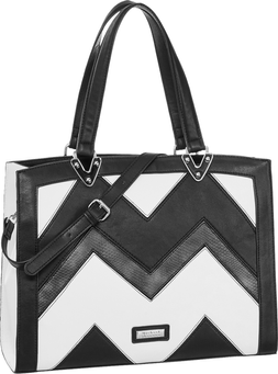 Deichmann Black and White Shoulder Bag