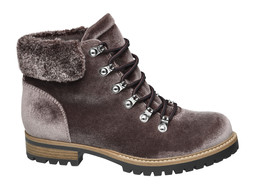 Mink velvet mountain boots