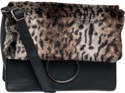 Deichmann Leopard Fur Cross Body Bag