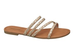 Deichmann Strappy Metallic Sandal