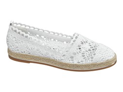 White espadrilles
