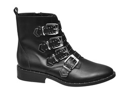 Silver multi strap boots