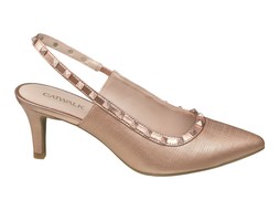 Deichmann Pink Studded Slingback