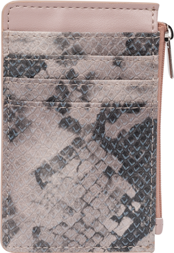 Deichmann Pink Snake Card Holder