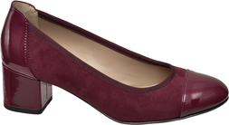 Deichmann Bordeaux Block Heel Courts