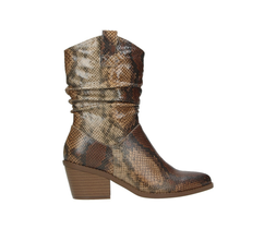 Deichmann Brown Snake Western Boot