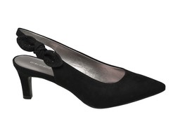 Deichmann Black Bow Slingback Court