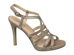 Deichmann Metallic Cut Out Sandal