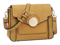 Deichmann Mustard Circle Detail Handbag