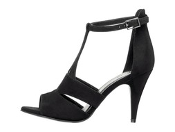 Deichmann Black Cut Out Detail Sandal