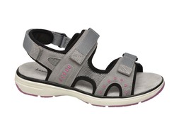 Deichmann Grey Velcro Sandal