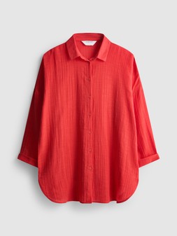PRIMARK BEACH SHIRT ORANGE £10 €12 $14 RON60 PLN50 CZK310
