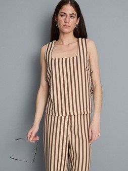 PRIMARK CO SEERSUCKER STRIPE TOP, £12, €14, $18, RON70, PLN60, CZK365