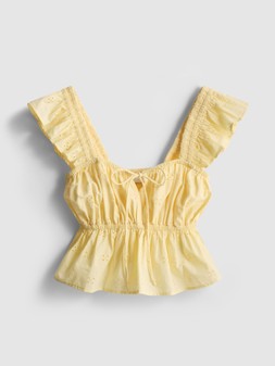 PRIMARK COTTON SCHIFFLEY TOP, £10, €12, $16, RON60, PLN50, CZK310, HUF4400
