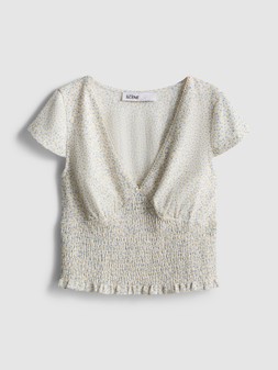 PRIMARK DITSY SHIRRED TOP, £10, €12, $16, RON60, PLN50, CZK310, HUF4400