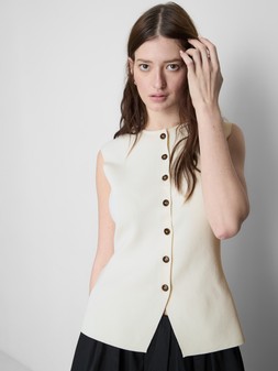 PRIMARK EDIT KNIT TANK, IVORY, £20, €22, $29, RON110, PLN95, CZK570