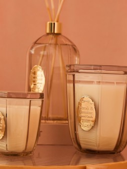 PRIMARK EDIT LARGE CANDLE LIGHT PINK £18 €24 RON120 PLN105 CZK625