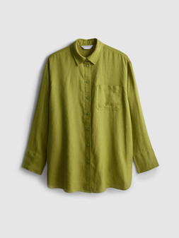 PRIMARK EDIT LINEN SHIRT GREEN £24 €26 675CZK 125RON