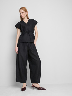 PRIMARK EDIT LINEN WRAP TOP, £24, €26, $33.50, RON125, PLN115, CZK675 (5)