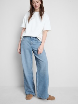PRIMARK EDIT RELAXED STRAIGHT, LIGHT BLUE, £22, €24, $31, RON120, PLN105, CZK625